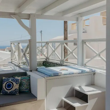Panoramic Paradise Argyro's Io House With Jacuzzi